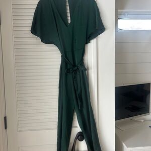 Abercrombie & Fitch Deep Green Jumpsuit